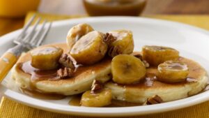 Bananas Foster Pancakes