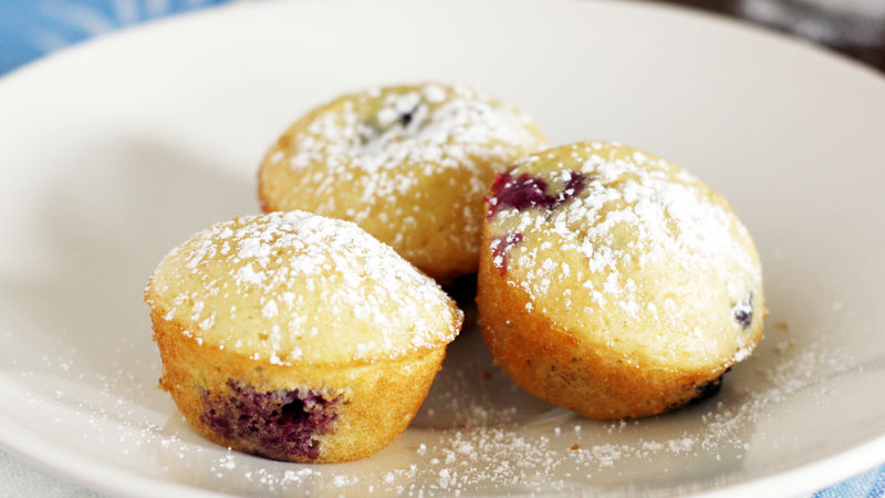 Blueberry Lemon Bisquick® Pancake Bites