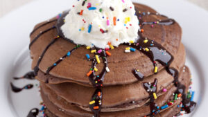 Brownie Batter Pancakes