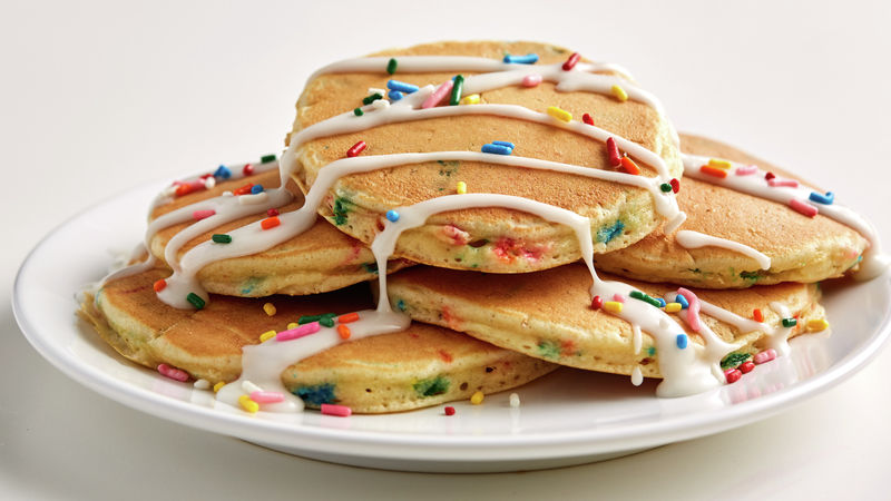 Cake Batter Pancakes