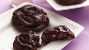 Fudgy Frosted Brownie Cookies