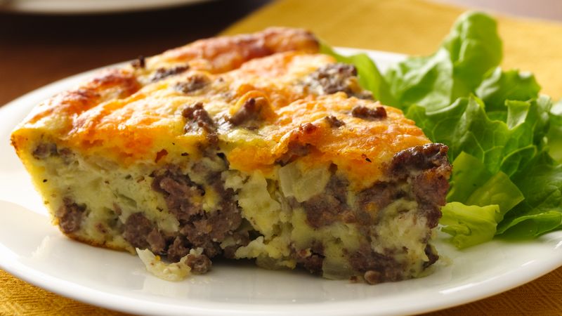 Gluten-Free Impossibly Easy Cheeseburger Pie