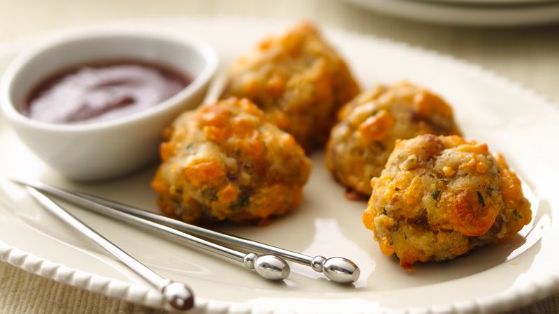 Gluten-Free Sausage Cheese Balls