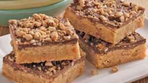 Gluten-Free Toffee Peanut Butter Bars