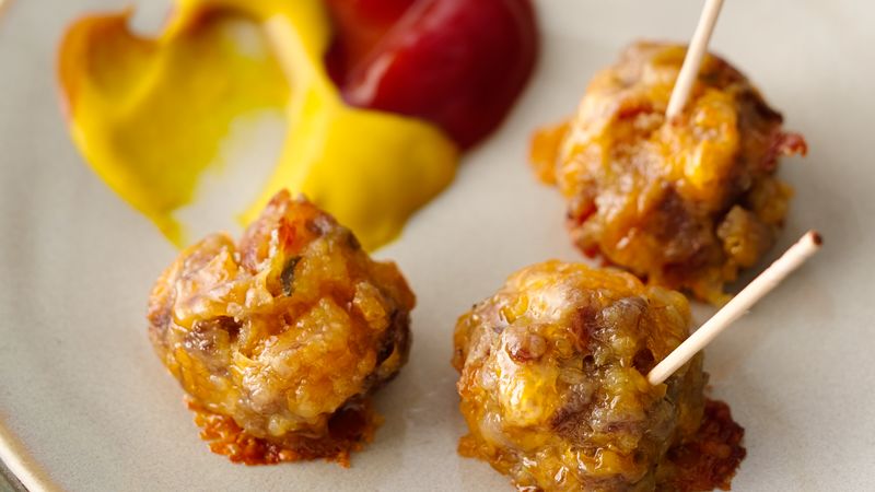 Impossibly Easy Bacon Cheeseburger Balls (With Make-Ahead Directions)
