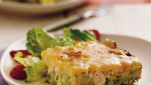 Impossibly Easy Chicken and Broccoli Pie (Crowd Size)
