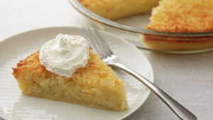 Impossibly Easy Coconut Pie