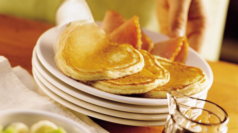 Maple-Sour Cream Pancakes