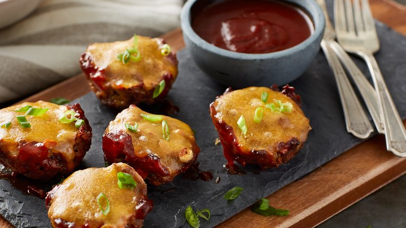 Muffin-Tin Barbecue Bacon Meatloaves
