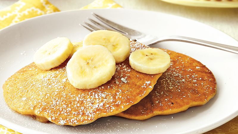 Peanut Butter Banana Pancakes