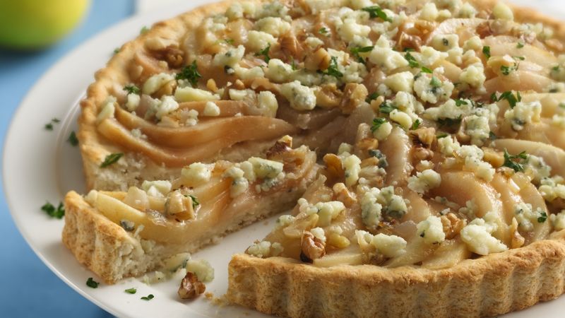 Pear and Blue Cheese Tart