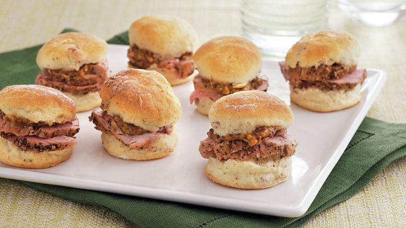 Peppered Pork with Pecan Biscuits