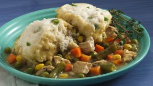 Savory Chicken Stew and Dumplings (Cooking for 2)