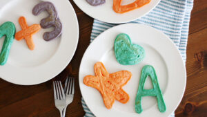 Squeeze Bottle Art Pancakes