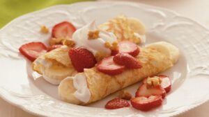 Strawberry-Banana Crepes