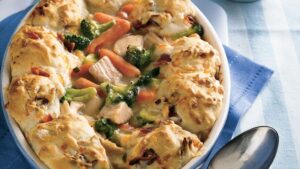 Turkey-Biscuit Pot Pie