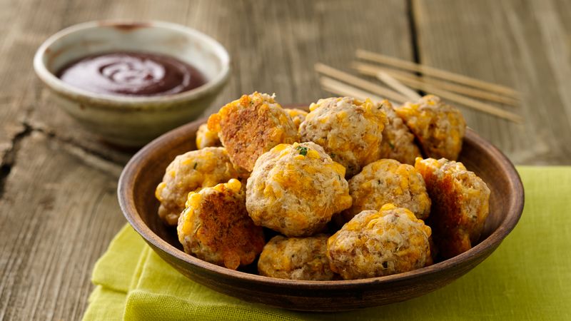 Turkey Sausage Cheese Balls